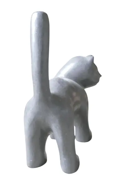 Product image 7 of the product “Cat, 63cm Height | Terazzo, Black color ”